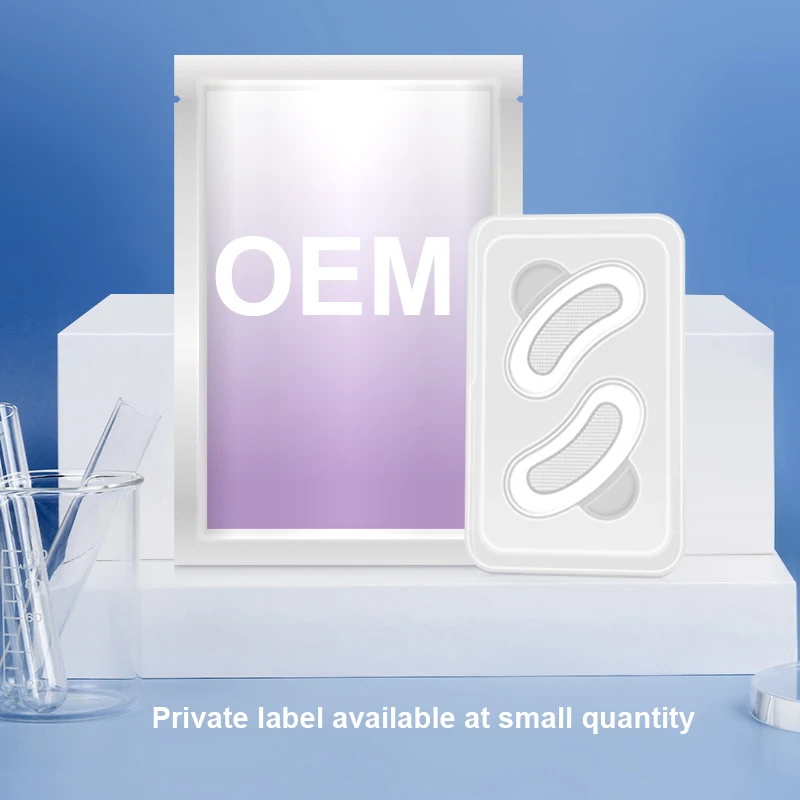 Design Safe HA Based Anti-wrinkle Dissolving Microneedle Eye Patches Hyaluronic Acid Microneedneeding Injection Eye Mask