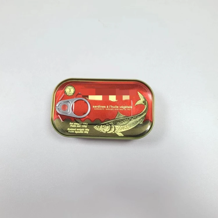 Wholesale Club type canned sardines 125g  fish in oil for Ghana market