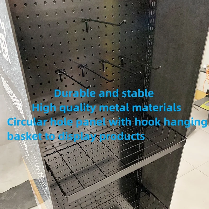 Custom Grocery Store Retail Cell Phone Battery Case Accessories Toy Jewelry Snack Stationery Tools Metal Display Rack Stand