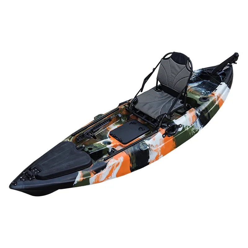 High Quality Cheap Plastic Single Canoe LLDPE Speed Boat Fishing