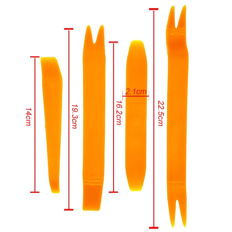 4PCS /Lot Car radio Door clip panel trim Dash Audio Remove open mounting pry tool suitable for cars