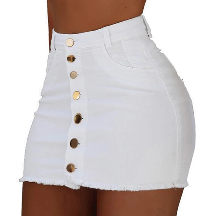 Новинка 2021, модные женские джинсовые мини-юбки, Современная короткая юбка из денима, женские юбки