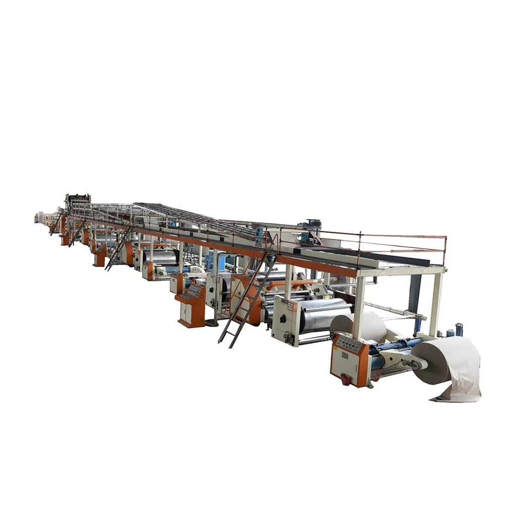 Corrugated cardboard carton forming machine paperboard production line