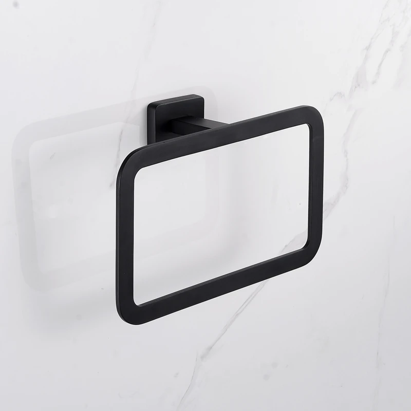 Solid 304 Stainless Steel holder Bathroom Accessory single bar rail metal towel rack