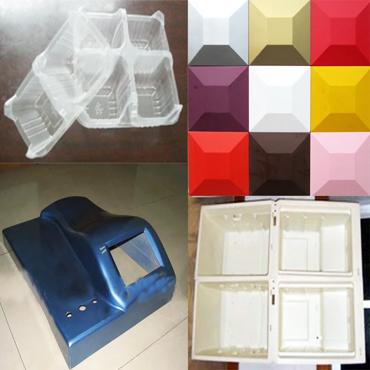 abs vacuum forming plastic cover / plastic sheet cover thermoforming machine