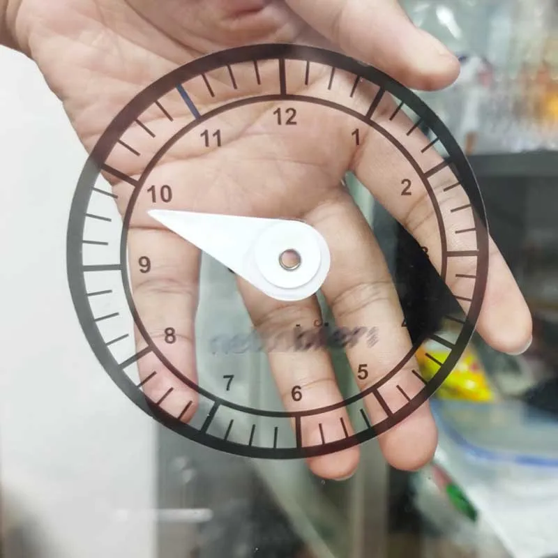 Customize Printing Car Parking Disc Vehicle Parked Clock Disc Showing the Time Parking Timer