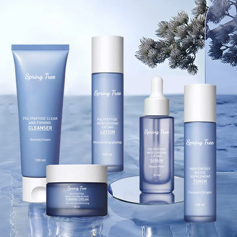 Beauty Care Products Sheep Placenta Facial Whitening Brightening Anti Aging Face Skincare Kit Korea Skin Care Set(NEW)