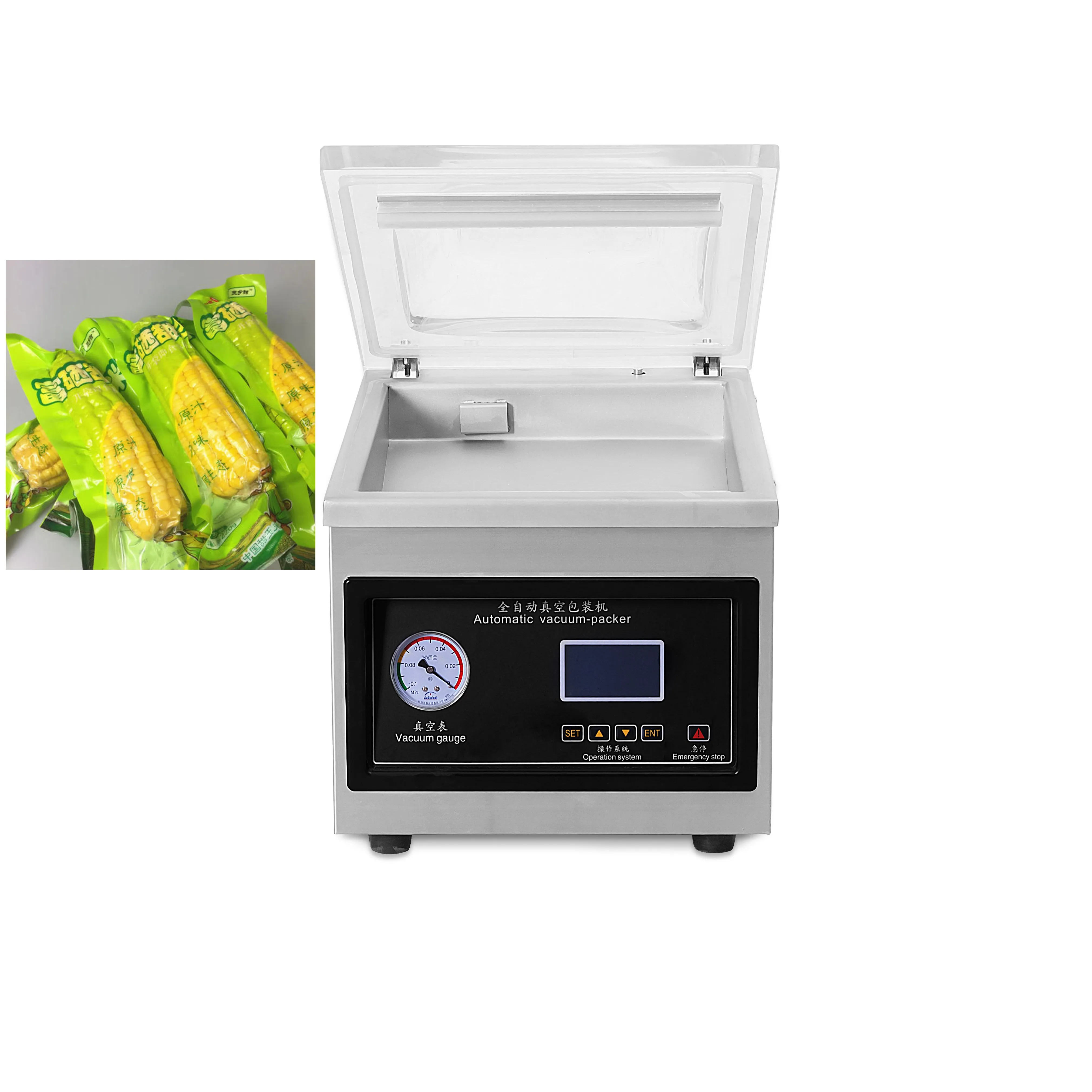 DZ-260/PD desktop meat vacuum packing machine with LCD version