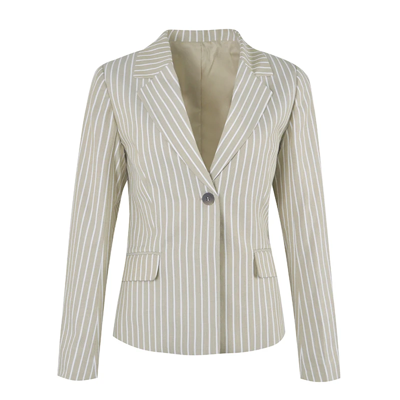 
New Arrival Women striped Blazers Custom Fashion Blazers Ladies Women Hot Selling items 