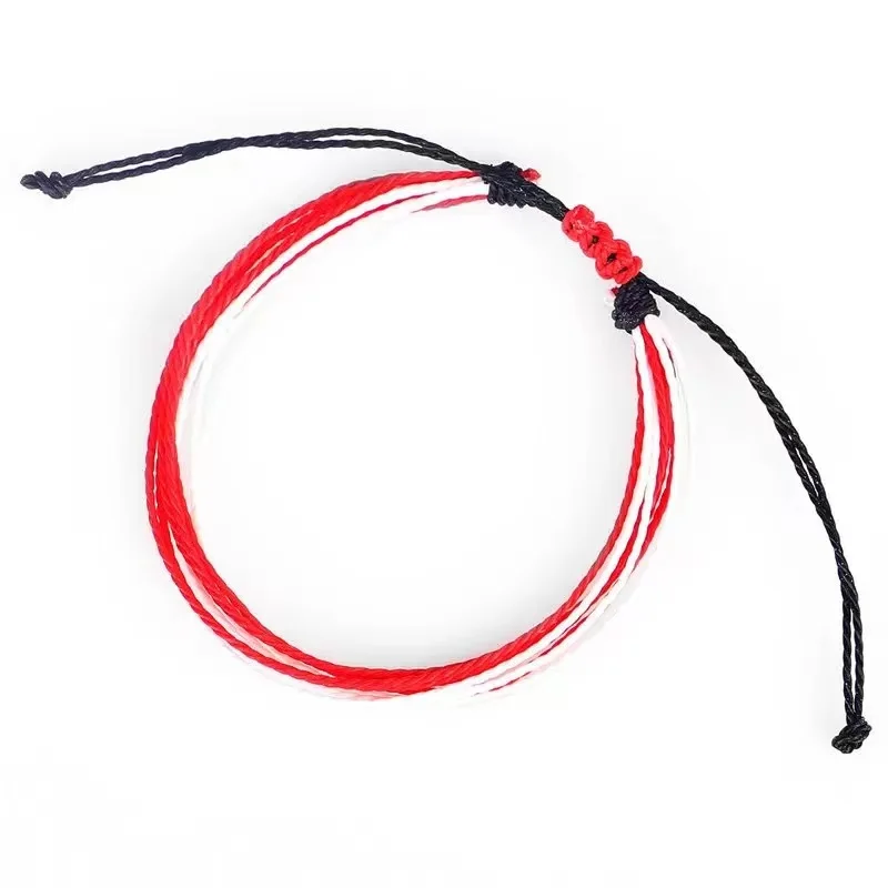 2021 Friendship Tibetan Buddhist Handmade Knots Braided Bracelet Bangles For Women Men Adjustable Colorful Rope Bracelet