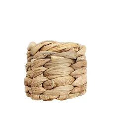 Кольцо для салфеток ручной работы с натуральным Гиацинтом воды, Рождественское украшение для обеденного стола, кольцо для бумажного полотенца