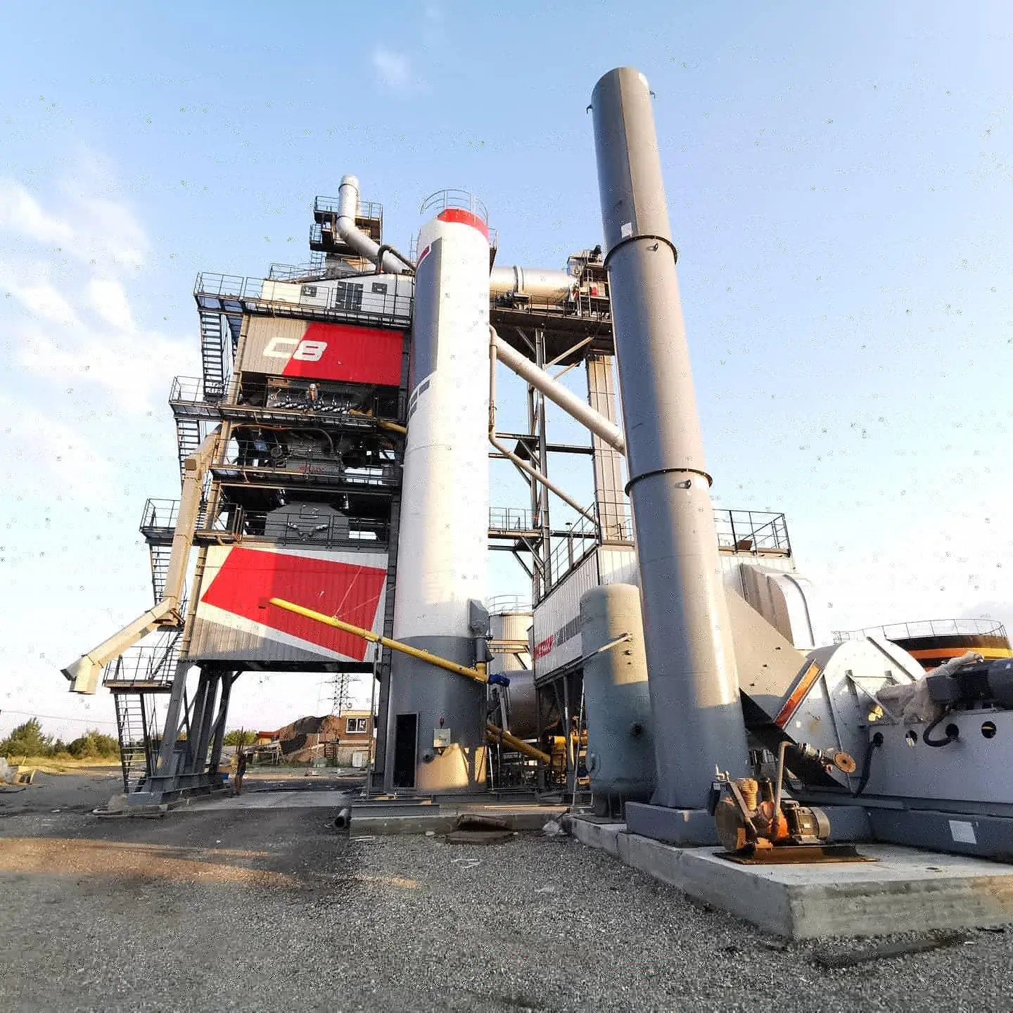 70-90 т/ч передвижная асфальтосмесительная установка станция SLB1000C8 с