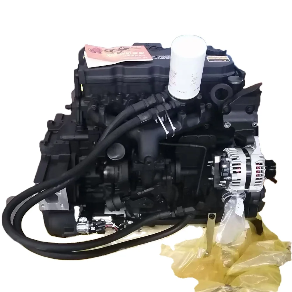 For Isde 4 Cylinders Block Base Engine Marine Truck Diesel Engine Assembly Excavating Machinery For Cumminsis Isde 4 Cylinders