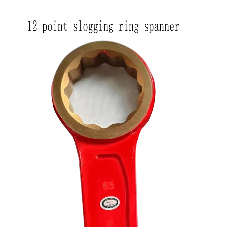 China OEM service Non sparking Slugging Ring spanner 38mm for oil gas industry