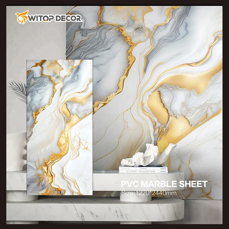 PVC Marble Sheet Board Wall Decoration Pvc Uv Panels