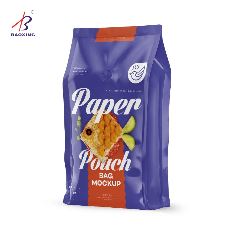 Moisture Proof Flat Bottom Mylar Stand Up Cashew Nut Packaging Plastic Dried Fruit Package Bag