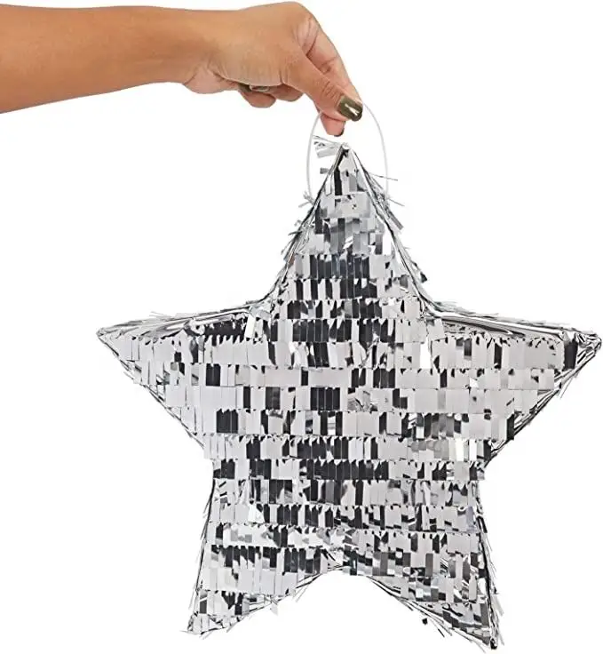 Small colorful Foil Star Pinata for Birthday bride to be Party Decorations hen party wedding accessories for bride