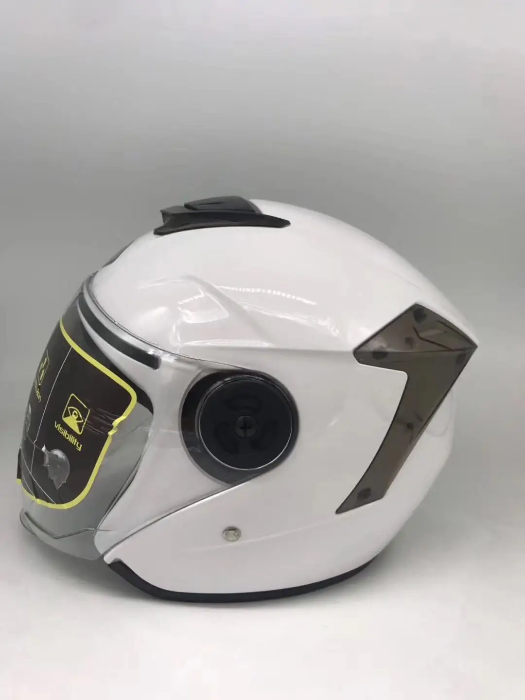 
White open face helmets for motorcycle 