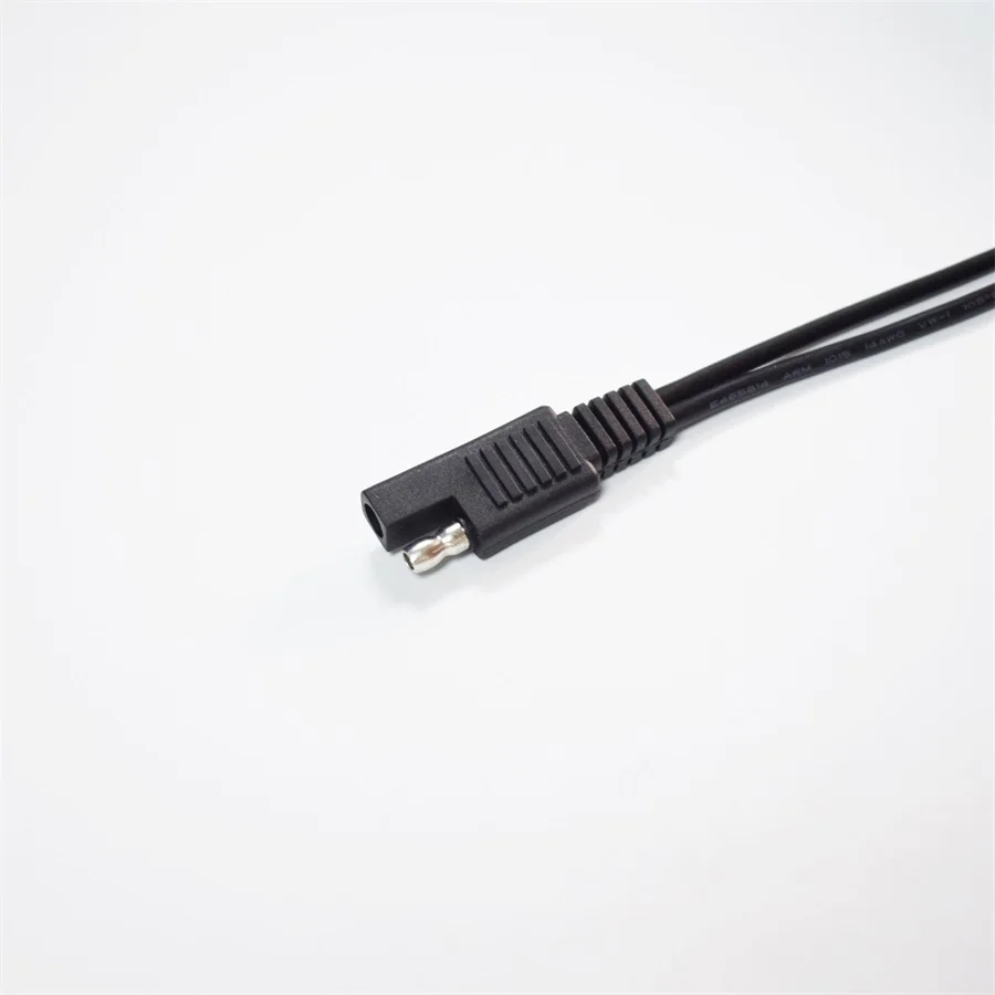 Кабель 14AWG с зажимами аллигатора для SAE-штепсельной вилки держателем предохранителя 20 А кабеля адаптера аккумулятора мотоцикла 12 В/24 В длиной 3 28 футов
