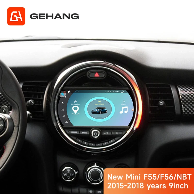 For BMW Mini F55 F56 NBT 9 Inch 2015-2018year Built-in CarPlay Screen multimedia system android13 still cool car dvd player