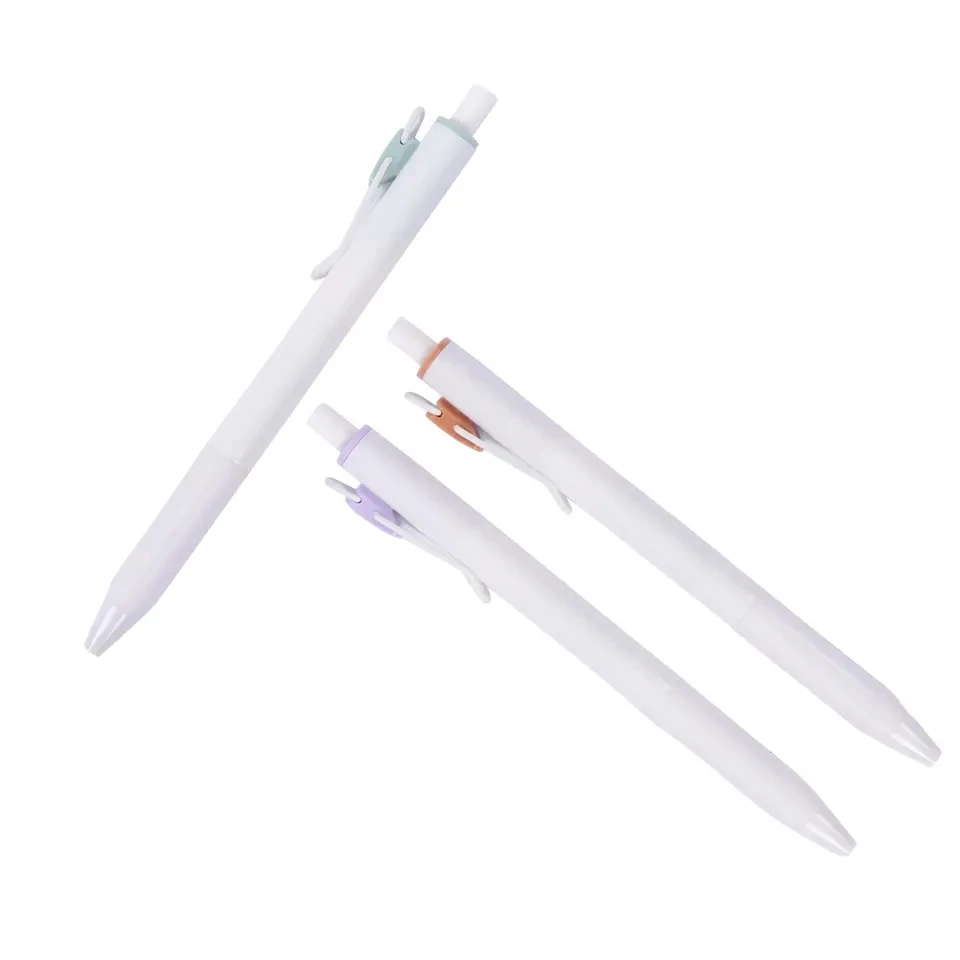 2023 New Product White Ballpoint Pen Ink Piloting Gel Refill