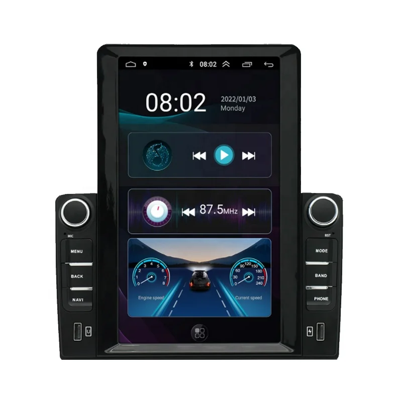 Universal Auto Electronics Dashboard Carplay Android Auto 10.1' Car Multimedia GPS Player Wifi Radio RDS Receiver