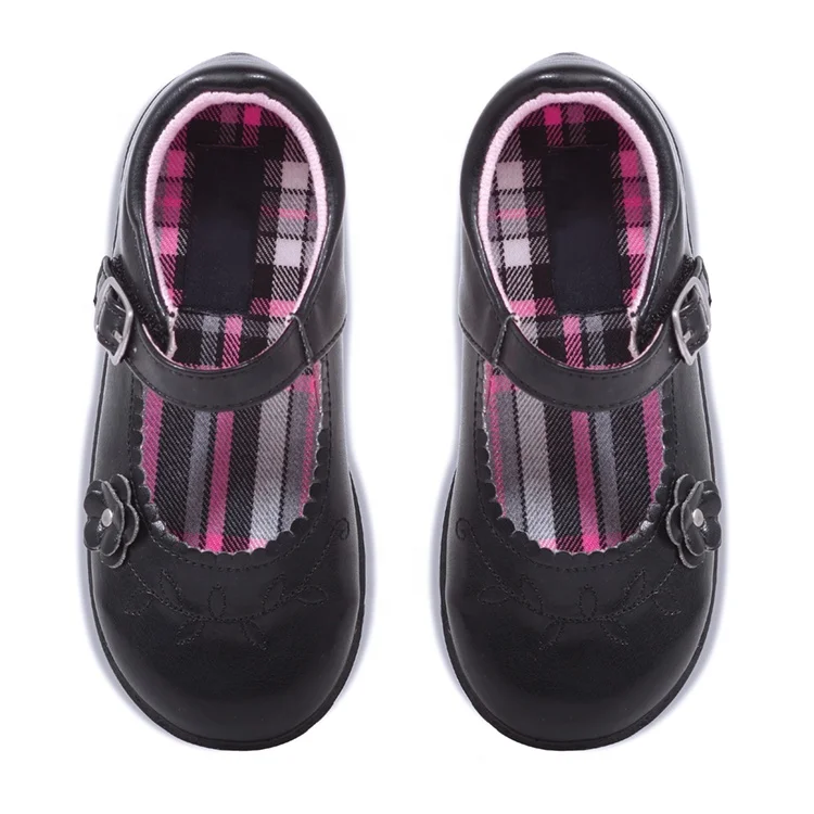 Black Children Performance Princess Dress Shoes School Shoes Girls Leather Shoes