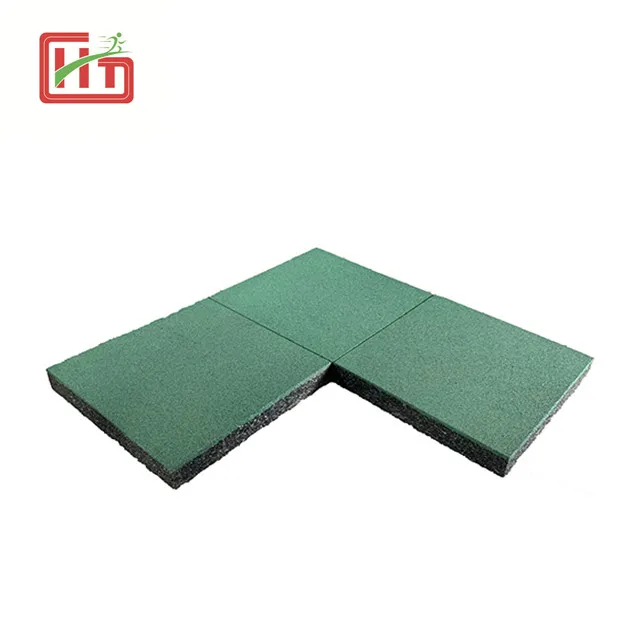 50MM Non-Toxic Playground Rubber Flooring Recycled Rubber Floor Mat Playground Floor Epdm