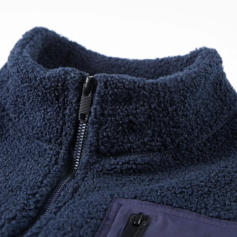 Fleece Wearproof Soft Windproof Vest for Warmth Mens outerwear
