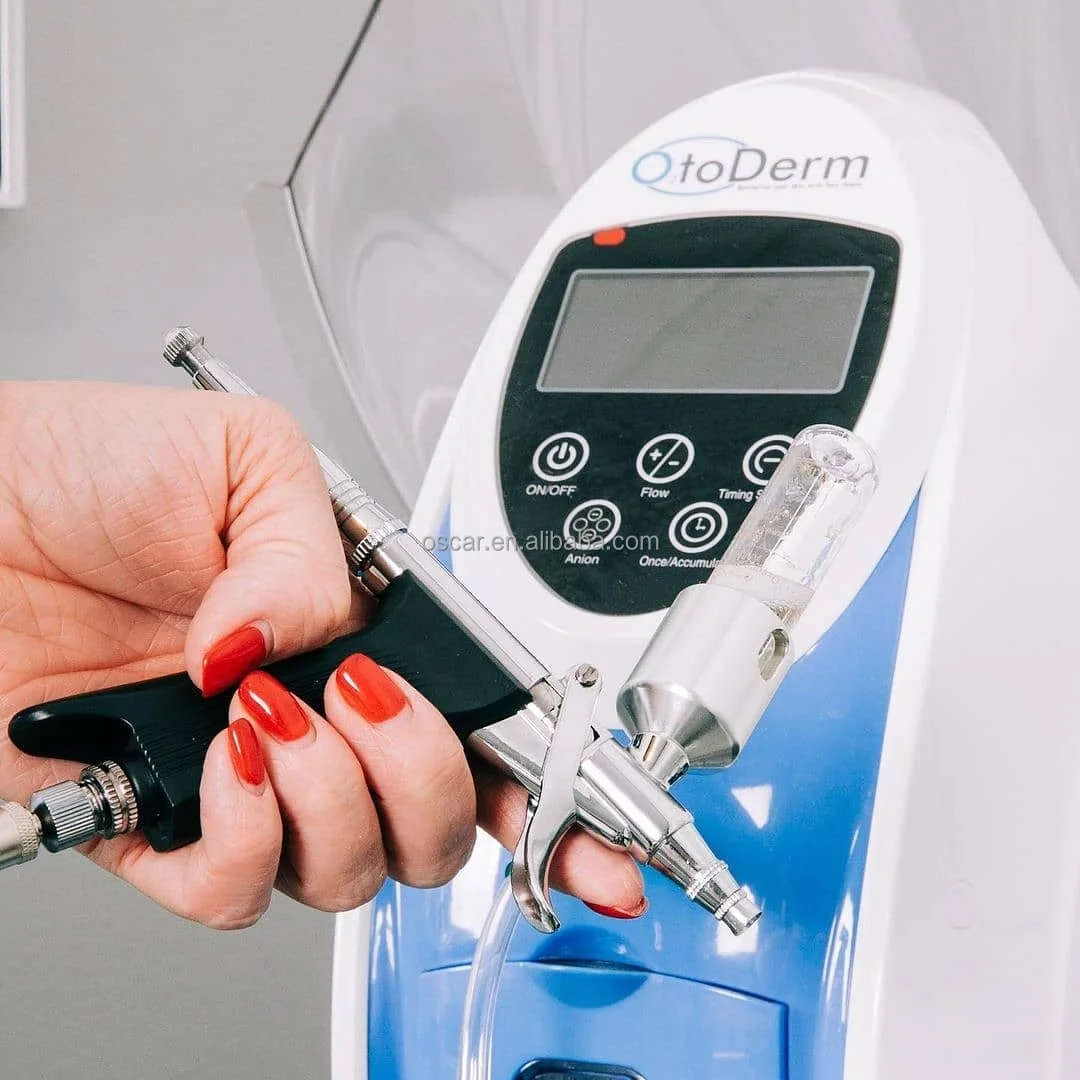 Face Oxygen Therapy Mask Dome O2toderm Oxgen Spray Jet Peel Oxygen Facial Machine