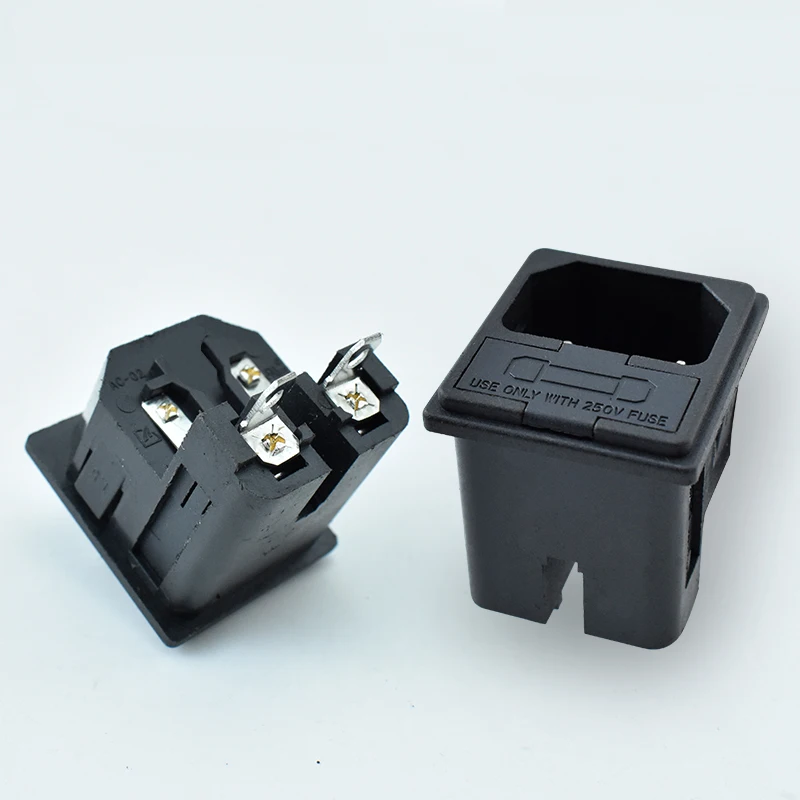 2 Pin With Fuse AC Power Socket