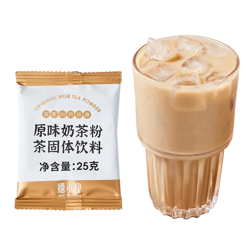 25g Instant Original Milk Tea Powder with 0 Trans Fats in Small Packets for Tea Lattes and Drinks at Home