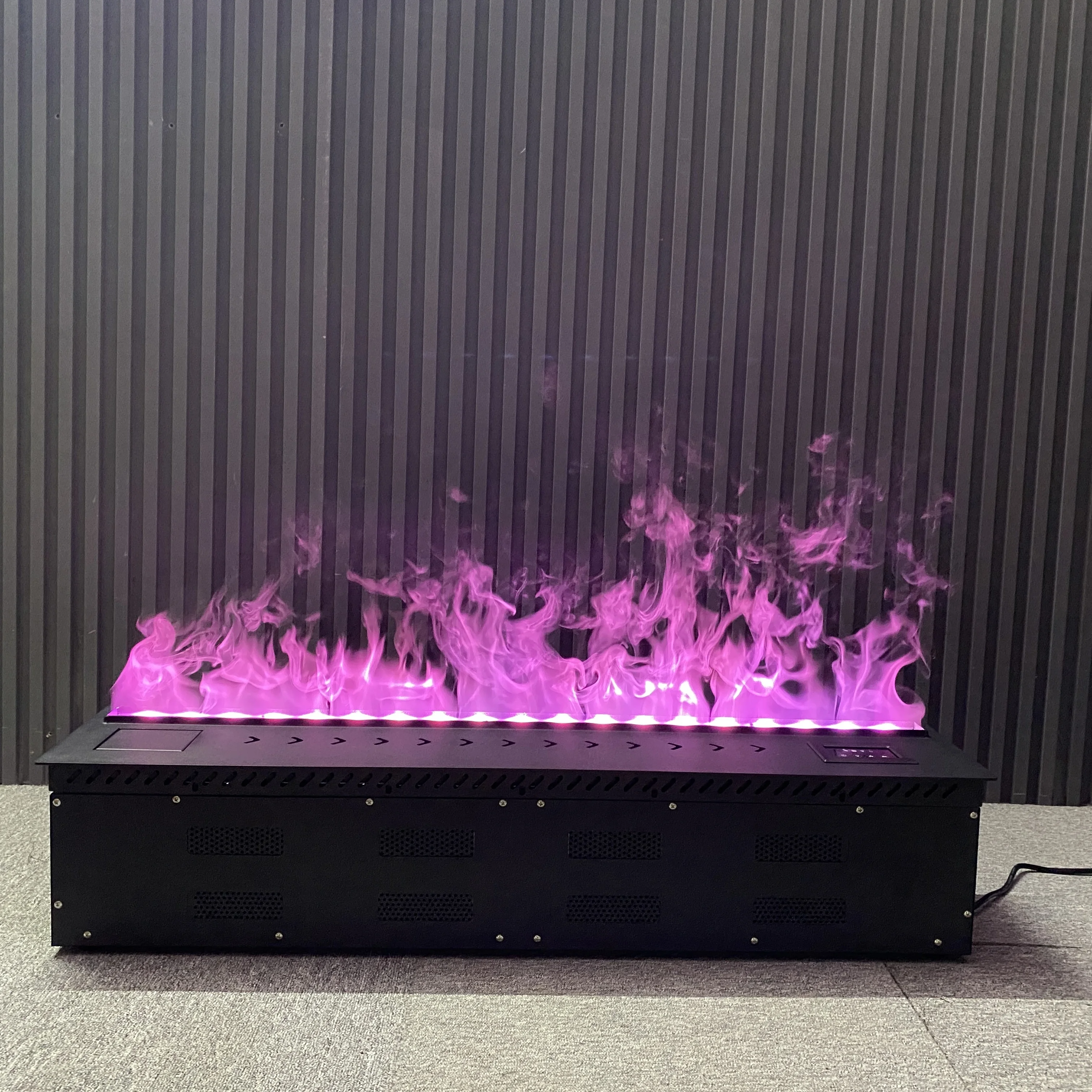 3D LED Flame Water Mist Fire Vapor Steam Electric Wall Fireplace 1000mm WOGUAN