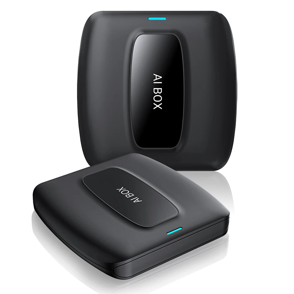 Cartizan New Smart Mini Streaming AI Box Wireless Android Car Play Media Box with Carplay and Android Auto