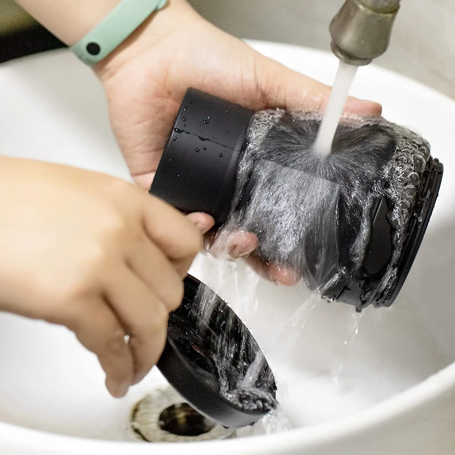 Collapsible Coffee Cup 16 OZ 480ml Silicone Folding Camping Cup Leak Proof BPA Free Portable Cup Travel Mug with Lids for Hiking