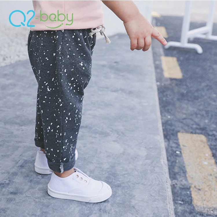 
Q2-baby Hot Selling Autumn Breathable Cotton Newborn Baby Pants Sweatpants 
