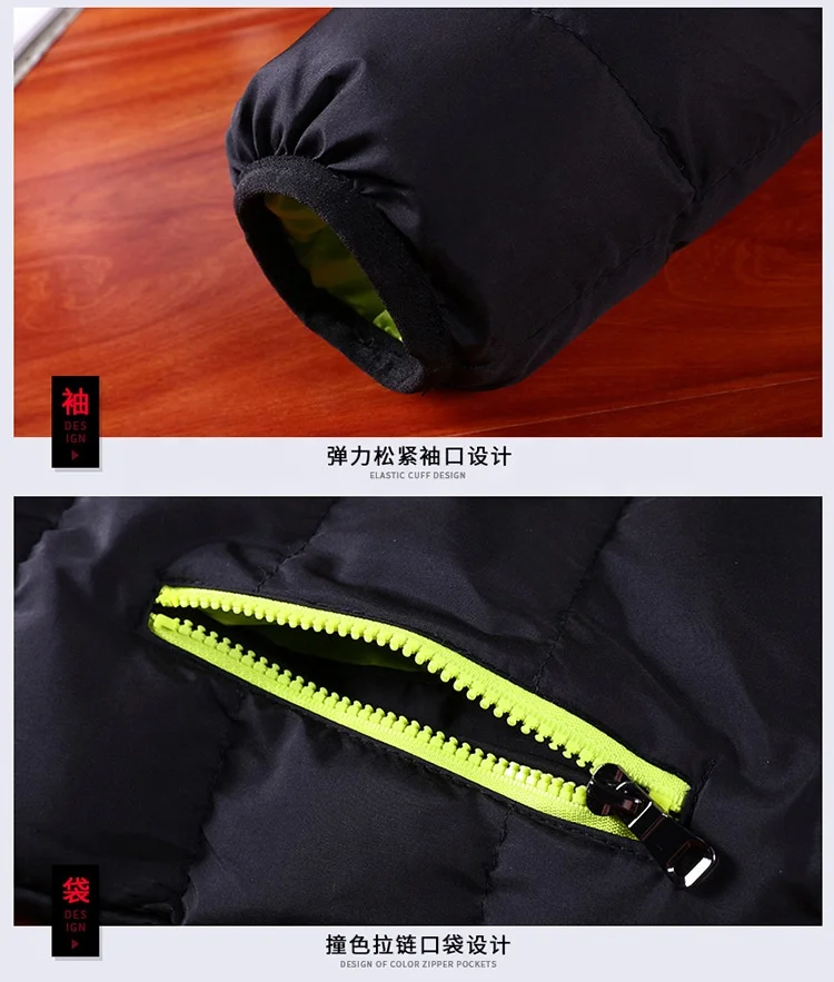 
wholesale customized 100%polyester fiber waterproof windproof men winter quilted jackets 