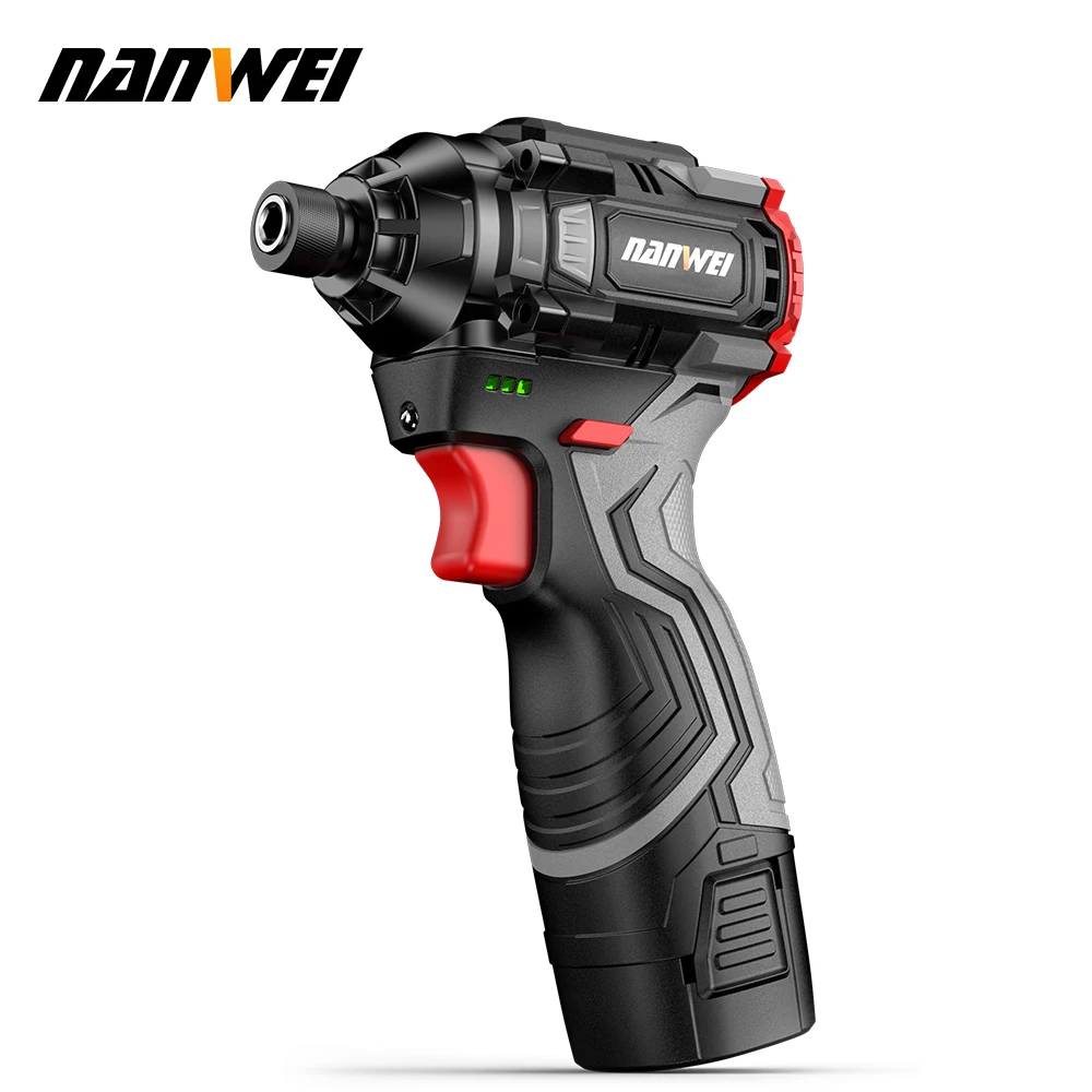 Brushless Lithium-ion Impact Screwdriver Home Electric Screwdriver Electric Drill Rechargeable Screwdriver