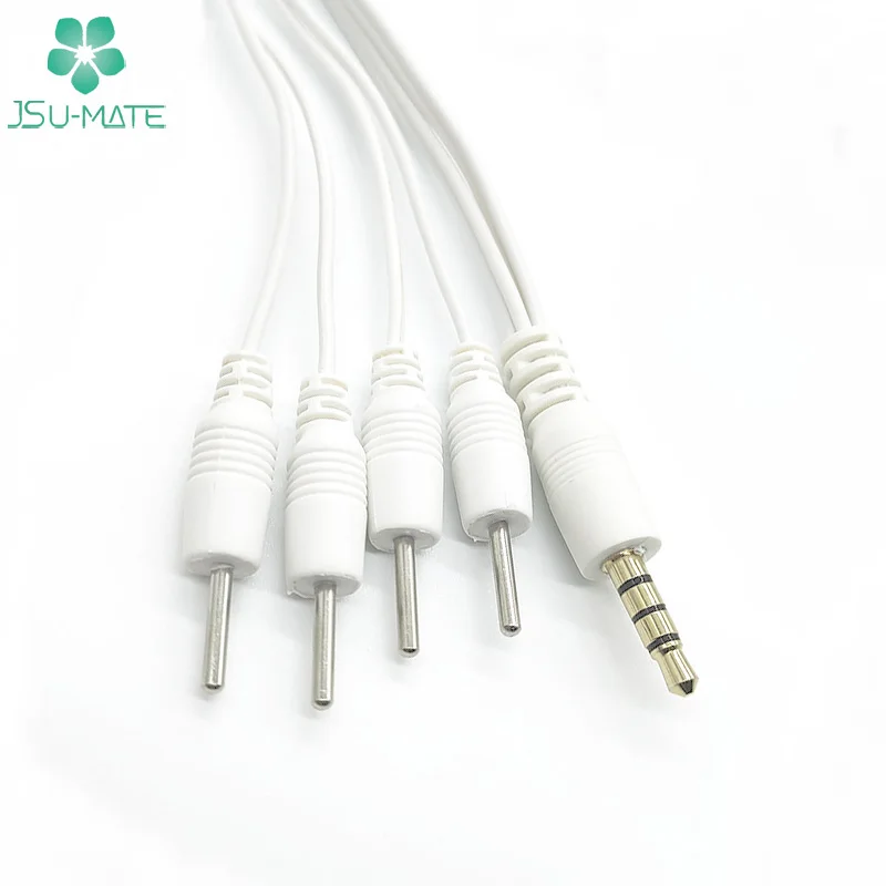 Customized Electrode Therapy Tens EMG Silver Plating Wire Medical Tens Cable Medical Assembly Cable