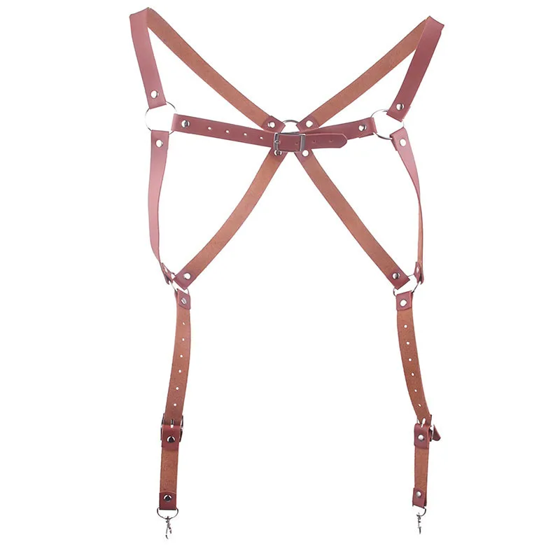 Factory direct sales Europe and the United States all-match straps cross-border hot selling punk style sexy belt suspenders