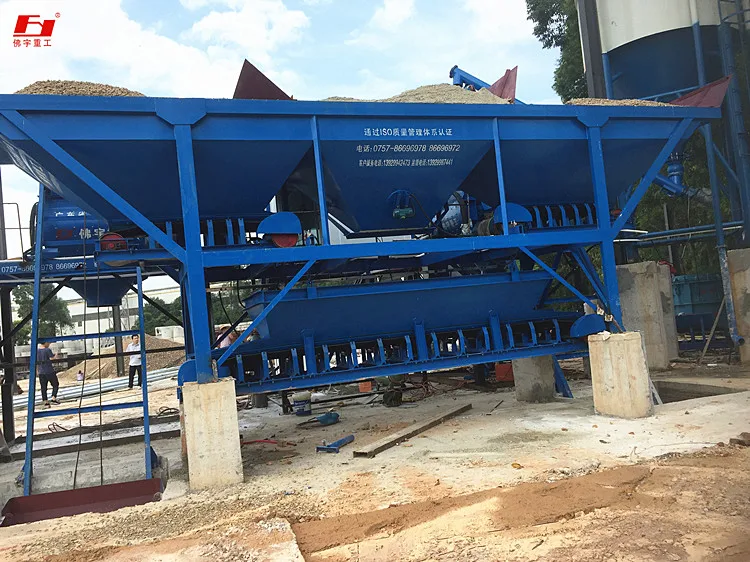 Site installation and fast delivery customizable HZS25 small concrete mixing plant
