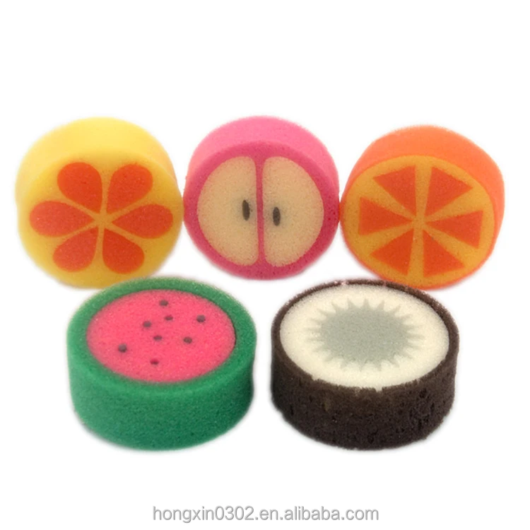 Wholesale Premium Kids & Baby Bath Sponge Fun Fruit Sponge