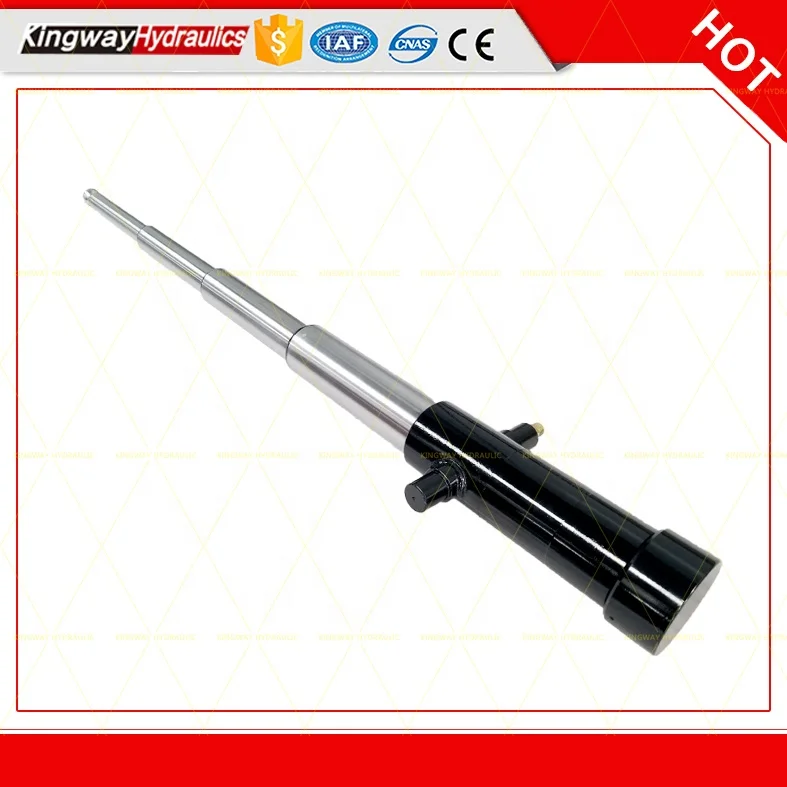 China Manufacture Trailer Telescopic  Hydraulic Ram For Agriculture From Kingway Hydraulic