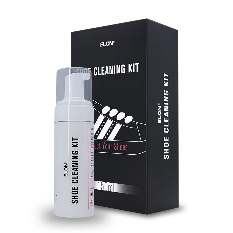 Hot Selling 150ml Sneaker Foam Cleaner Kit Premium Shoe Cleaning Kit - Sneaker Cleaner With Brushes Eco Packaging Box