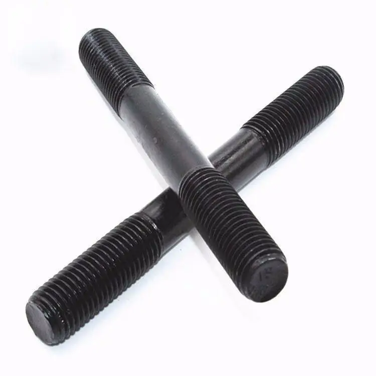 Double Head Bolts  custom various sizes carbon steel  Black oxide Grade4.8/8.8 /10.9   GB  galvanize