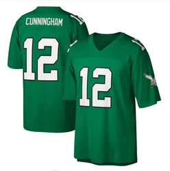 Оптовая продажа, дешевая майка американского футбола со сшитыми краями, Филадельфия 12, случайная клетка 92, белая