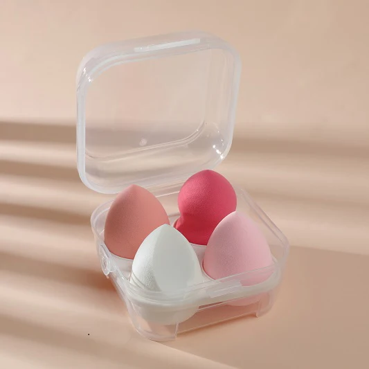 Mix Color Makeup Sponge Easy to Apply Makeup Puff 4PCS
