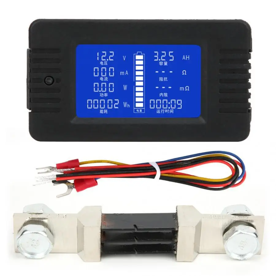 PZEM-015 Battery Monitor Meter 0-200V 0-100A  Digital Current Voltage tester