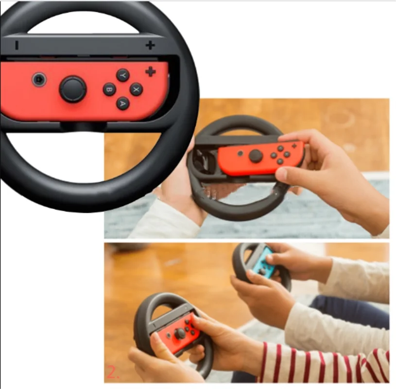 For Nintendo Switch NS Controller Wheel Grip Racing Wheel Handle Super Light Version Joy-Con Steering Wheel
