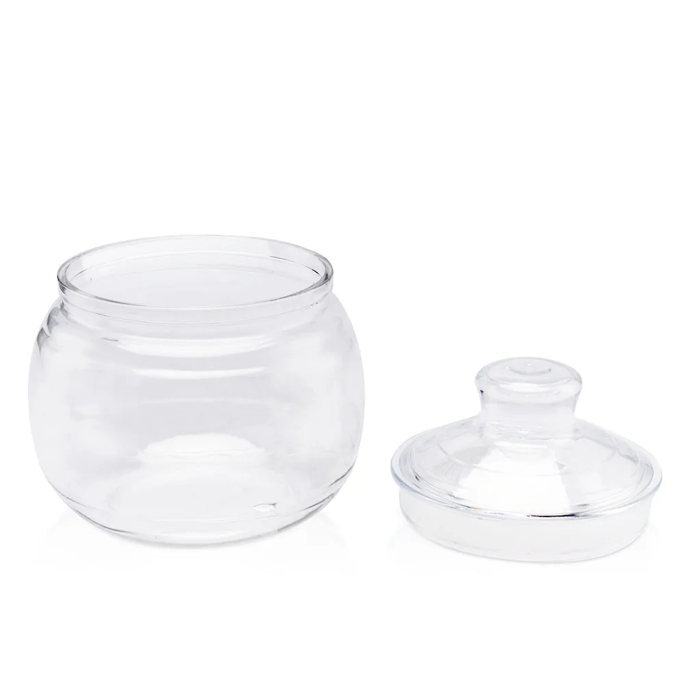 Bulk transparent eco friendly plastic food candy storage jar